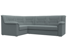 Диваны угловые в гостиную, Диван угловой Карелия левый угол, рогожка Амур