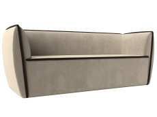 Дизайнерские диваны для гостиной, Прямой диван Бергамо 3-х местный, микровельвет