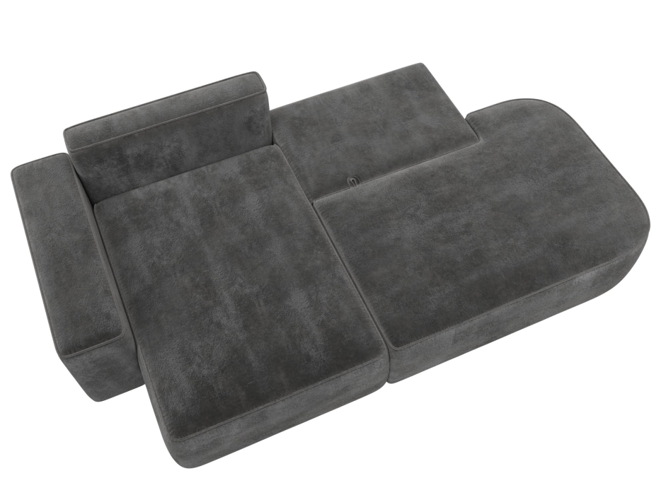 Диваны угловые в гостиную, Диван угловой Лига-065 угол левый, велюр TOWER