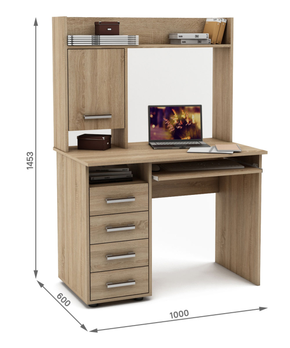 Прямые, Письменный стол Остин-12К