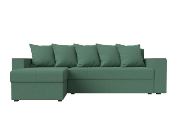 Диван угловой Дубай Лайт левый угол, рогожка Амур