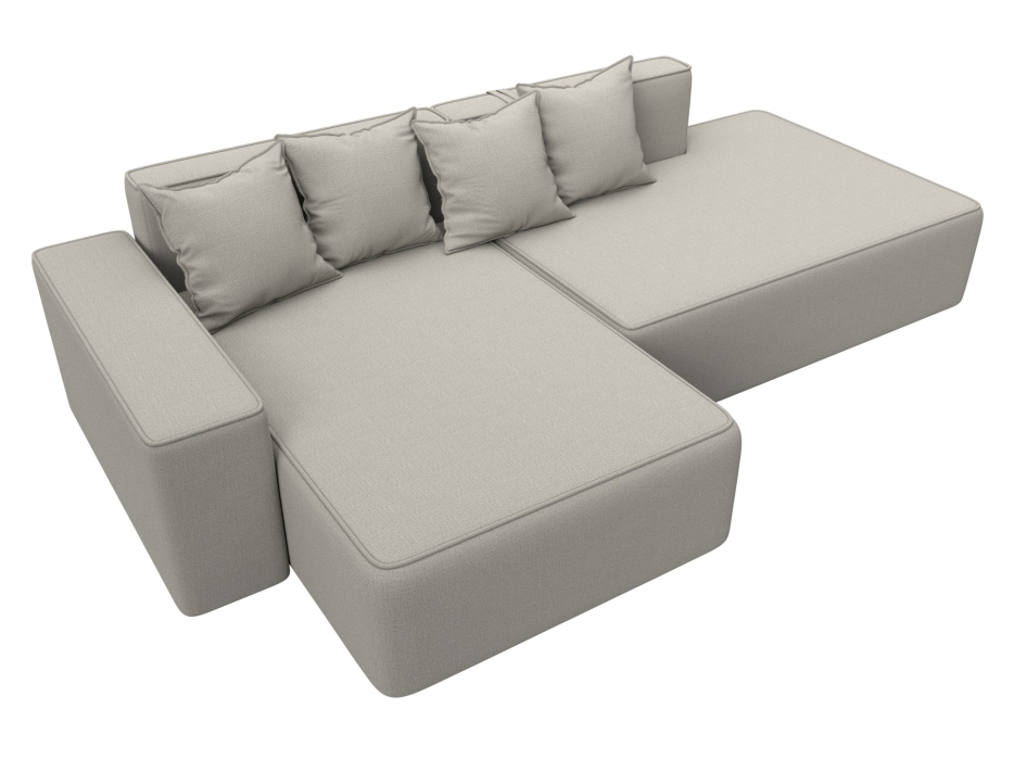 Диваны угловые в гостиную, Диван угловой Лига-079 угол левый, рогожка Амур