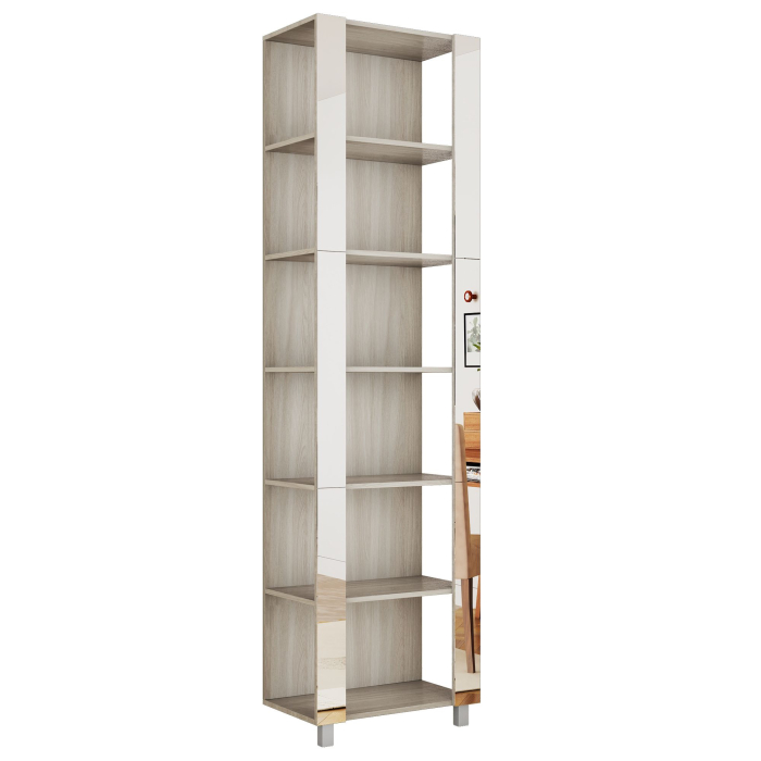 Открытые, Стеллаж модульный Универсальный 35х44х220 Зеркало