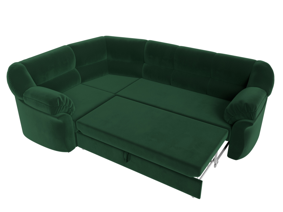 Диваны угловые в гостиную, Диван угловой Карнелла левый угол, велюр