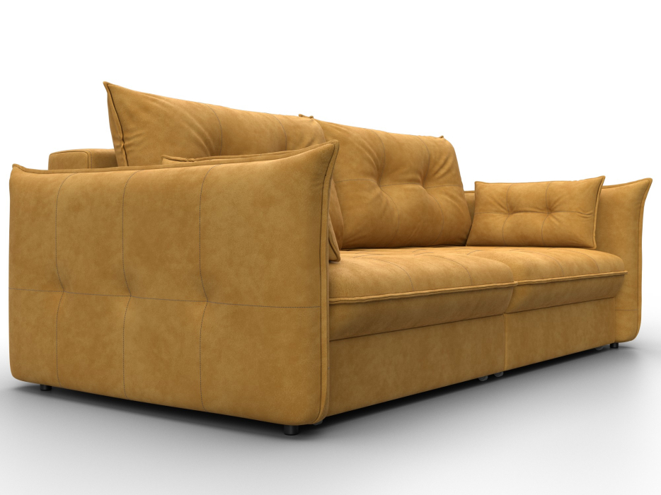 Диваны еврокнижки, Диван прямой Лига-100 НПБ, велюр BRUT