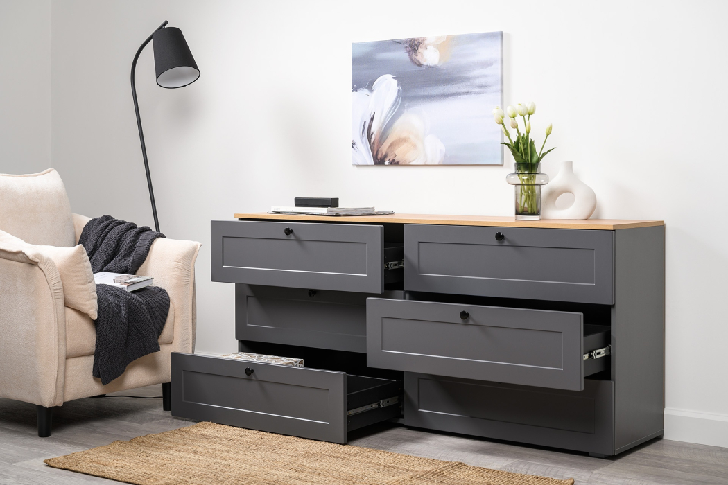 Комоды, Комод 6-ть ящиков Mobi Остин 16.240