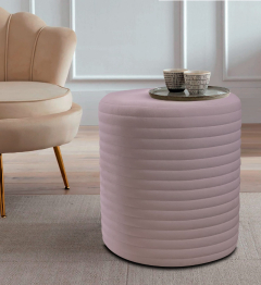 А-2ГС Пуф круглый горизонтальная стежка (без ножек)