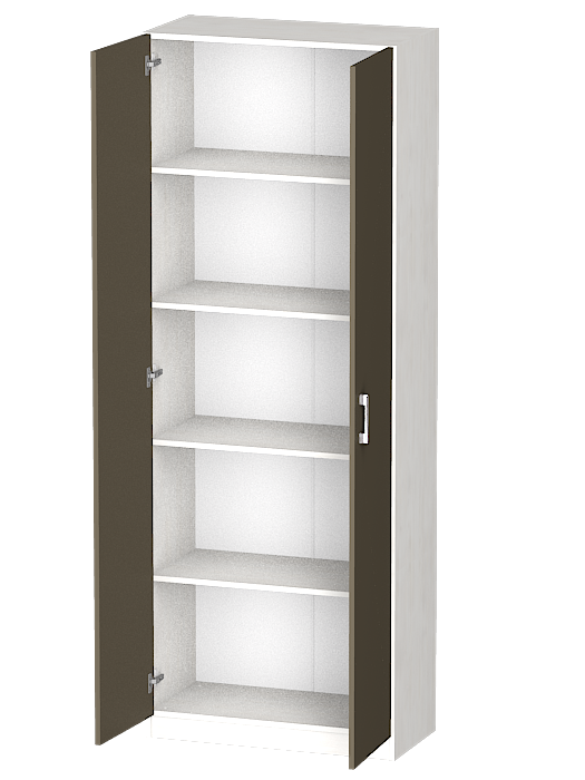 В спальню, Распашной шкаф Лайф с полками 80*40*215 Северное дерево