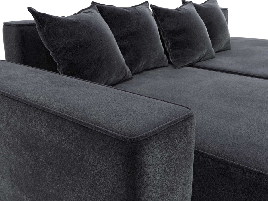 Диваны угловые в гостиную, Диван угловой Лига-079 угол левый, велюр TOWER