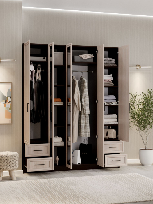 Для одежды, Шкаф распашной МДФ ШК-5/7