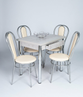 Обеденные группы, Обеденная группа С Ящиком/венские хром