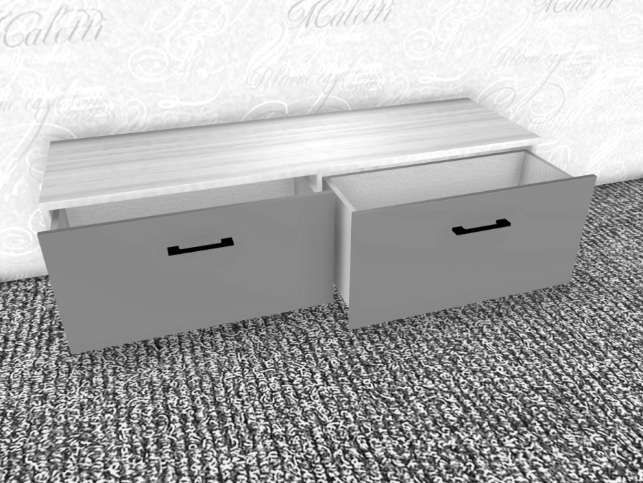 ТВ-тумбы, Модульная система Грейс Тумба ТБ-5040  Гикори Джексон Темный