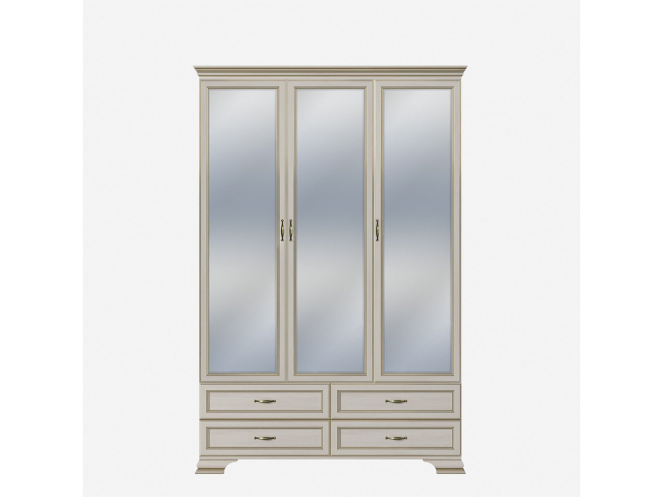 Спальня, СИЕНА спальня Шкаф 3-х дверный с зеркальными фасадами