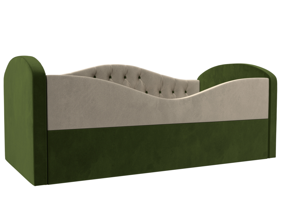 Кровати одноярусные, Детская кровать Сказка Люкс, микровельвет