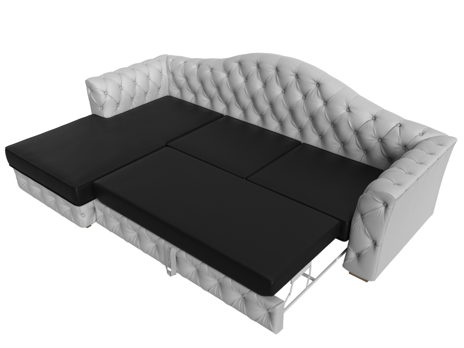 Диваны угловые в гостиную, Диван угловой Артис левый угол, экокожа