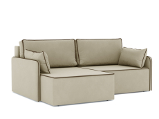 Диваны угловые в гостиную, Диван-кровать угловой еврокнижка Блюм, велюр