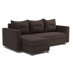 Угловой диван Ария левый, рогожка