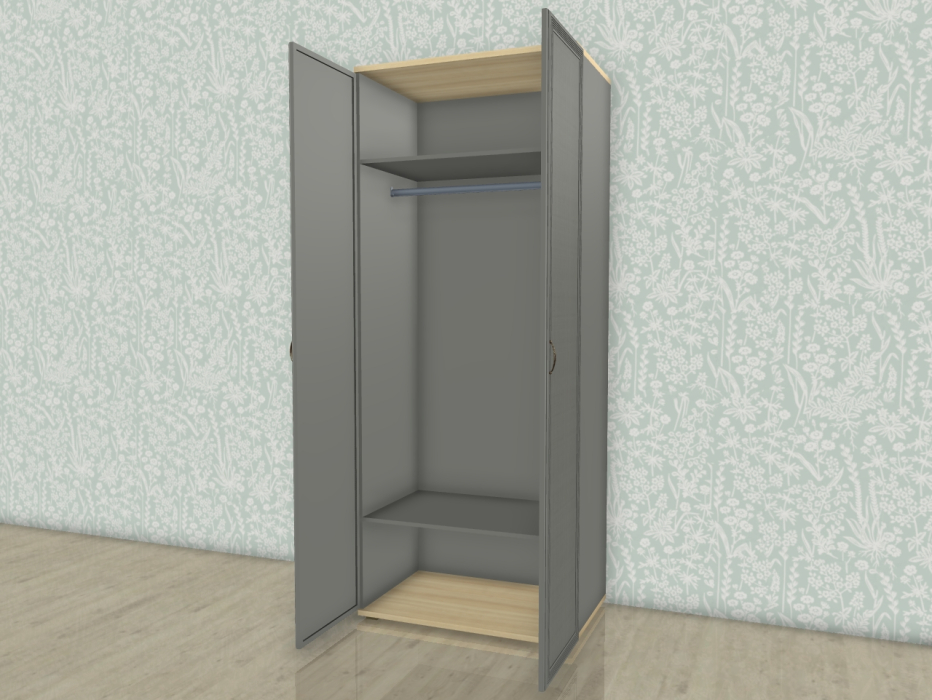 Шкафы двухстворчатые, Модульная система Карина Шкаф ШК-1002