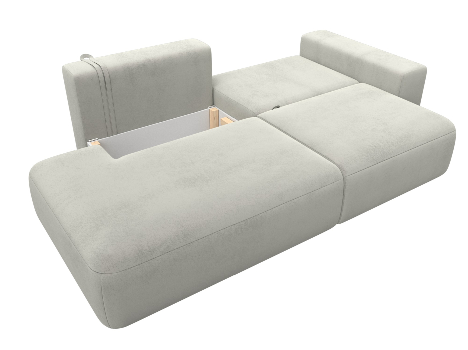 Диваны еврокнижки, Диван прямой Лига-036 НПБ Модерн подлокотник справа, велюр TOWER