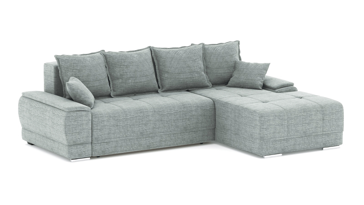 Гостиная, Диван-кровать угловой Нордвикс Мини, рогожка