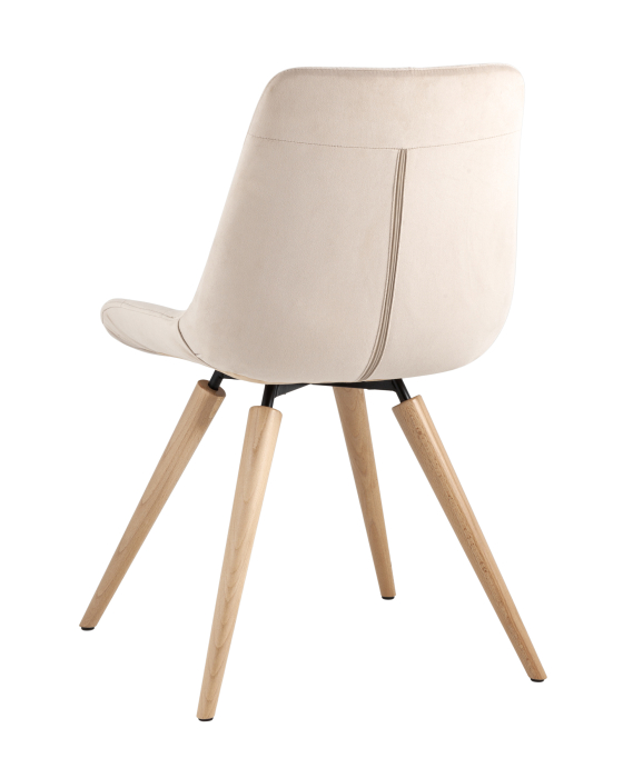 Стулья, Стул Флекс на деревянных ножках, Велюр