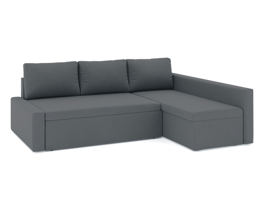 Диваны угловые в гостиную, Диван-кровать угловой Фрихетен дельфин, велюр