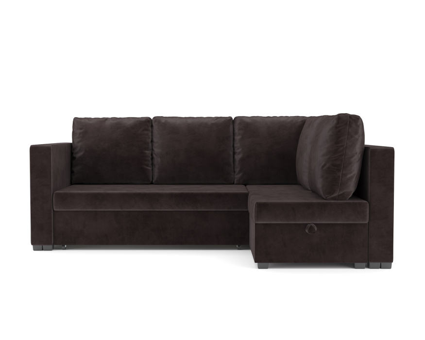 Диваны угловые в гостиную, Диван угловой Мансберг (Бархат)