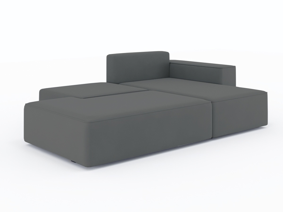 Диваны угловые в гостиную, Диван-кровать угловой Кензо еврокнижка, велюр