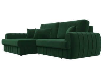 Диван угловой Лига-057 НПБ угол левый, велюр SEVEN