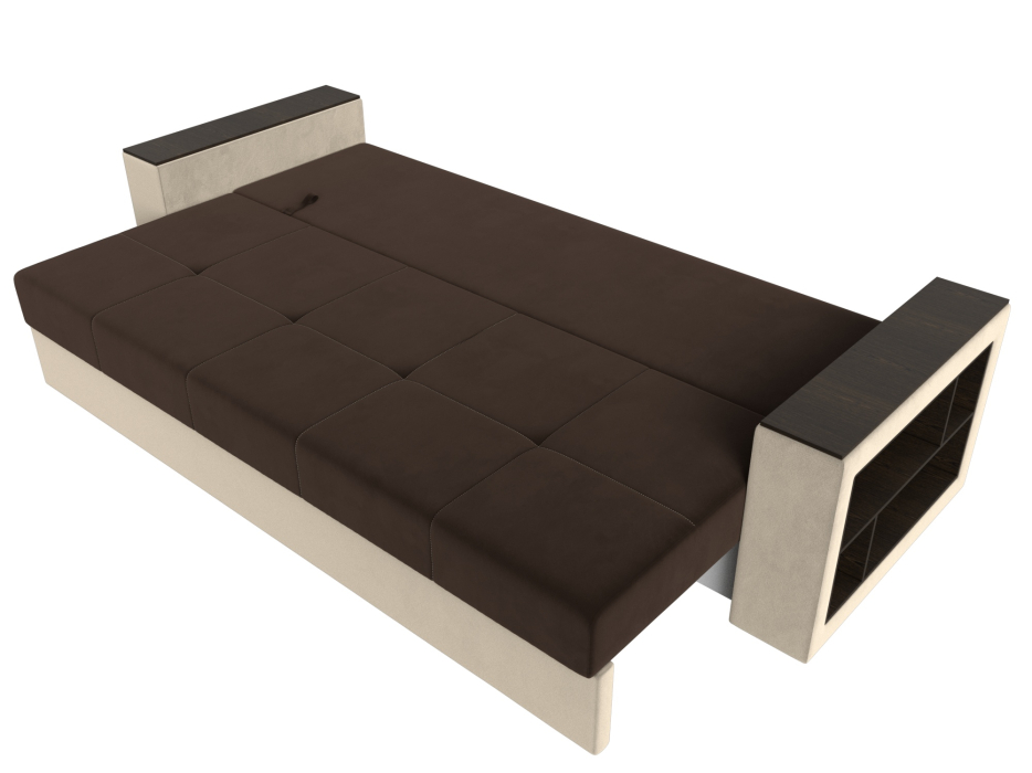 Диваны кровати со спальным местом, Диван прямой Дубай Лайт, микровельвет