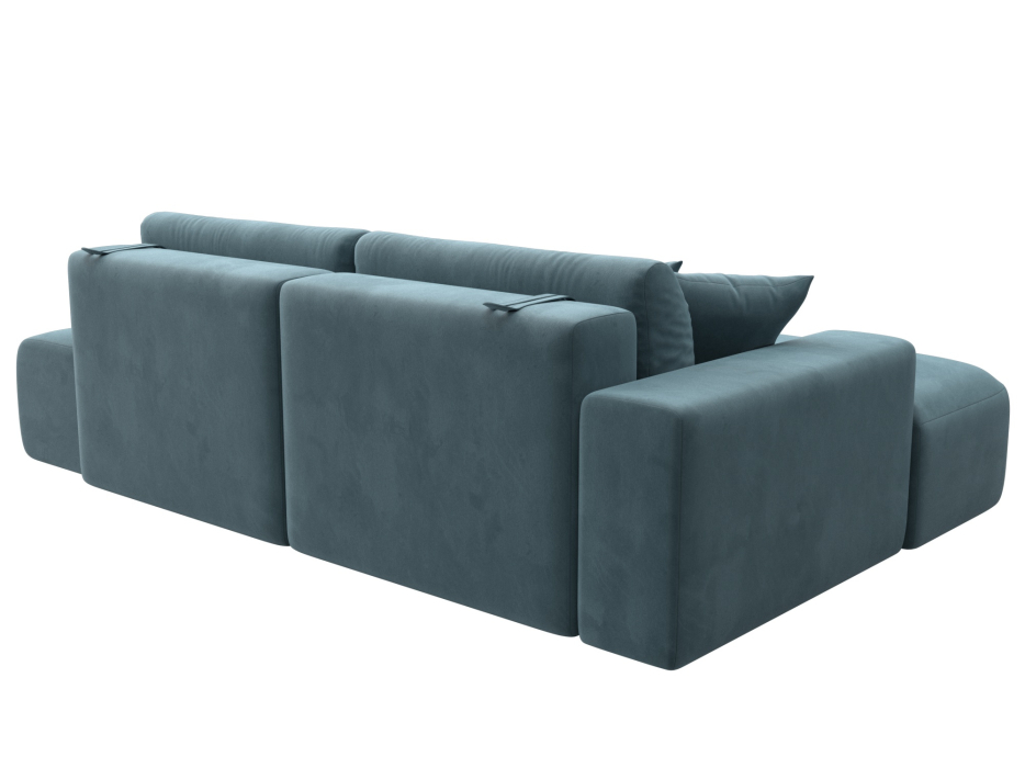 Диваны угловые в гостиную, Диван угловой Лига-036 Модерн левый угол, велюр