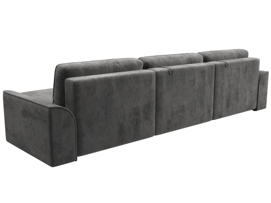 Диваны угловые в гостиную, Диван угловой Лига-048 НПБ лонг, велюр TOWER