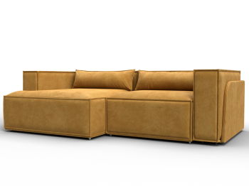 Диван угловой Лига-061 угол левый, велюр BRUT