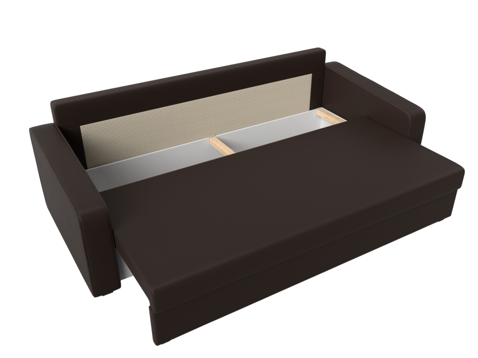 Диваны еврокнижки, Прямой диван Лига-009, экокожа