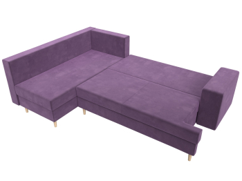 Диван угловой Сильвана левый угол, микровельвет
