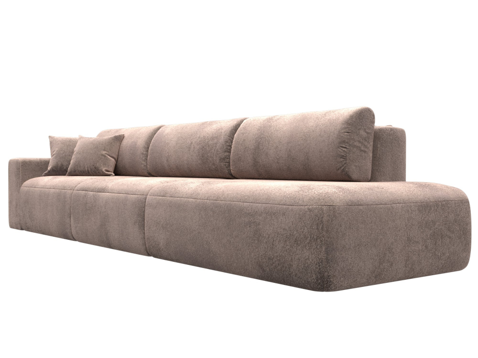 Диваны еврокнижки, Диван прямой Лига-036 НПБ Модерн Лонг подлокотник слева, велюр TOWER