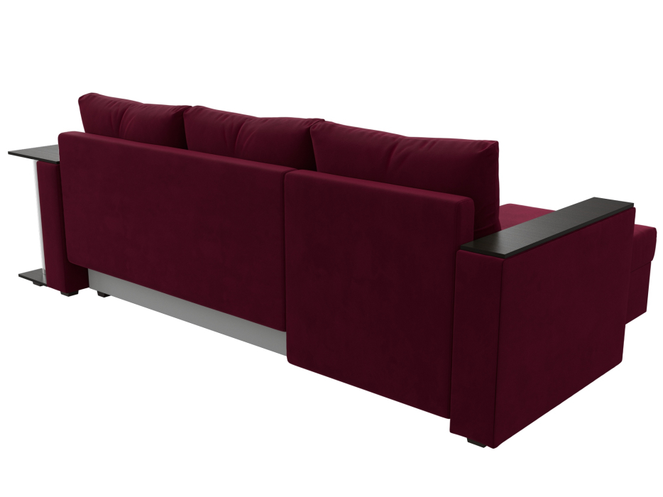 Диваны угловые в гостиную, Угловой диван Атланта левый угол, микровельвет