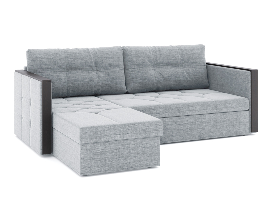 Диваны угловые в гостиную, Диван-кровать угловой Даймонд дельфин, рогожка Люкс