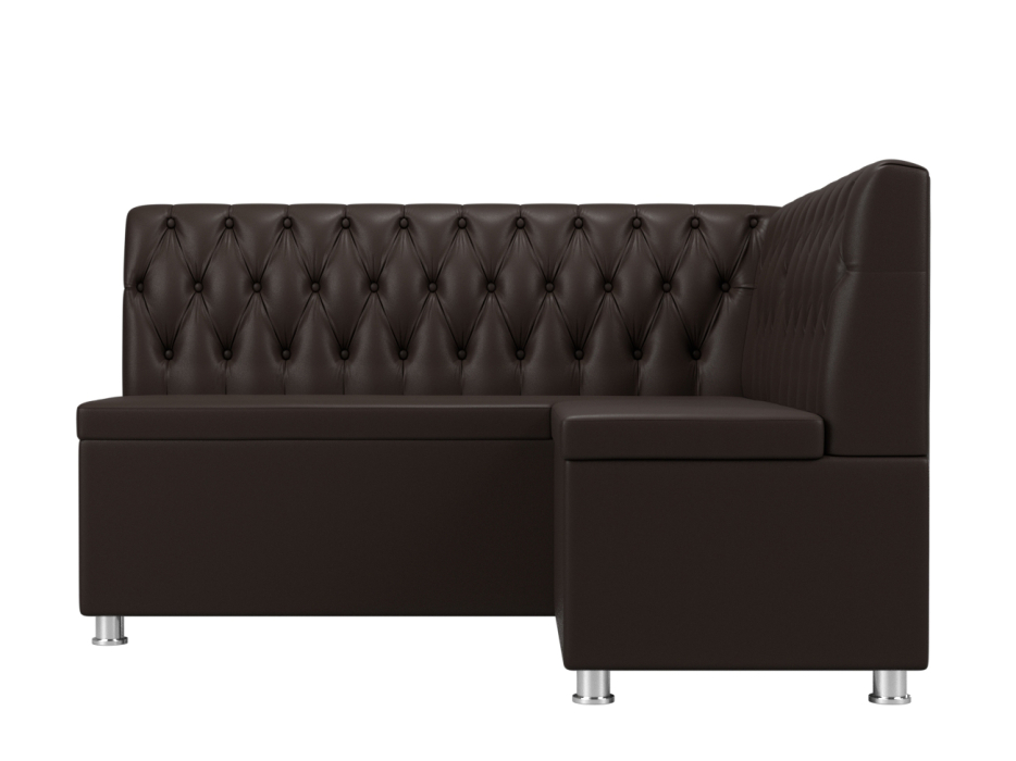 Диваны угловые кухонные, Кухонный угловой диван Мирта правый угол, экокожа