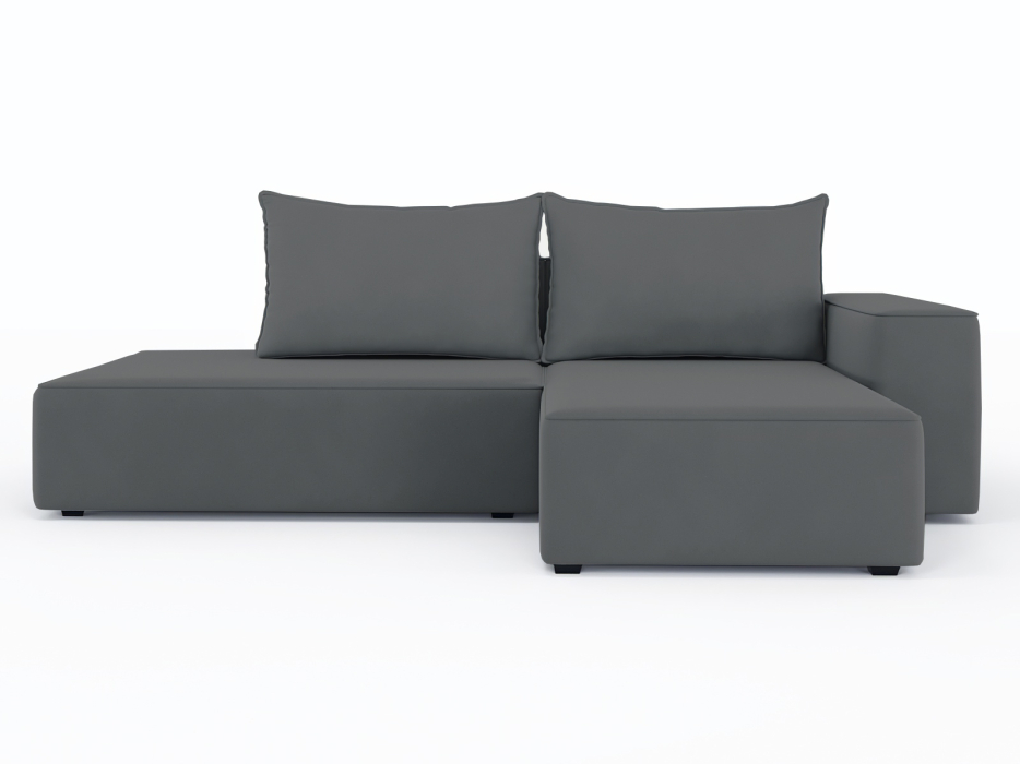 Диваны угловые в гостиную, Диван-кровать угловой Кензо еврокнижка, велюр