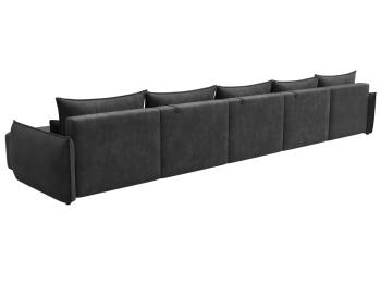 Диван п-образный Лига-051 НПБ МегаЛонг, велюр BRUT