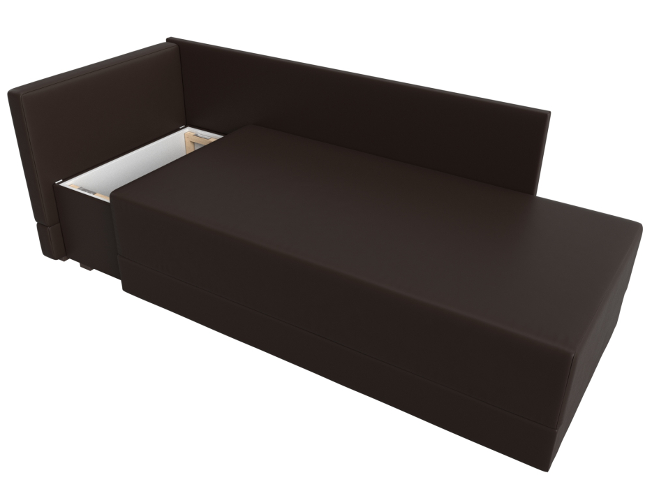 Кушетка диван, Кушетка Никас левая, экокожа