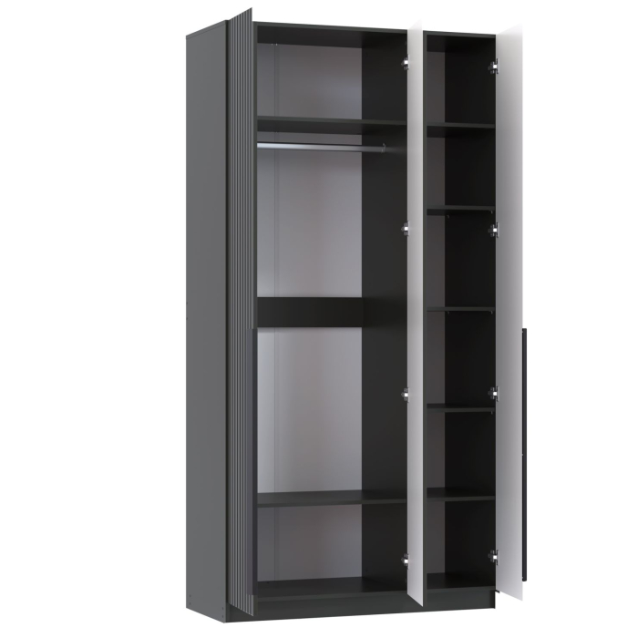 Для одежды, Шкаф для одежды 67.12 Брандо (3-х дв.) МДФ