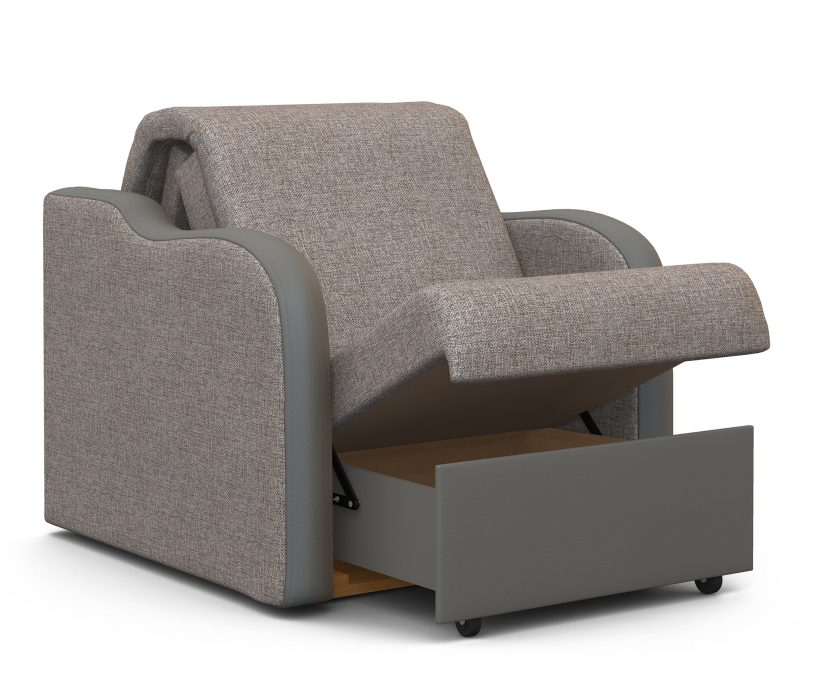 Кресла-кровати, Кресло-кровать Коломбо 80 экокожа/рогожка