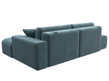 Диван угловой Лига-036 Модерн правый угол, велюр