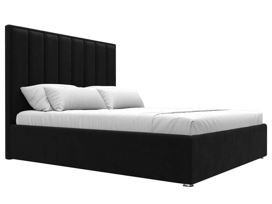 Мягкая кровать, Кровать интерьерная Афродита 160, микровельвет