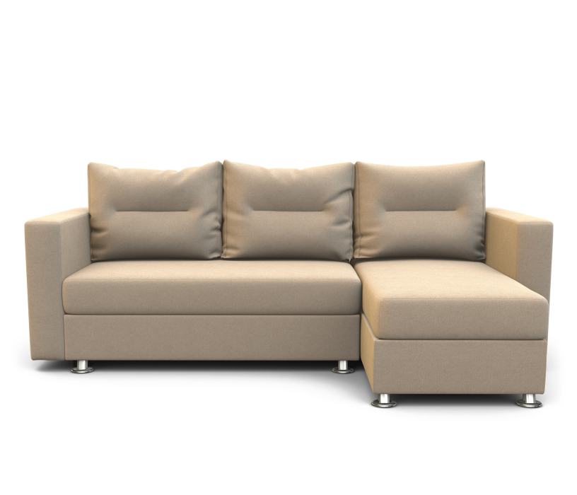 Диваны угловые в гостиную, Угловой диван Ария правый, велюр