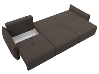 Диван прямой Лига-051 НПБ Лонг, рогожка Амур