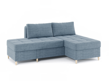 Диван-кровать угловой Оливер 2 еврокнижка-трансформер, рогожка Люкс