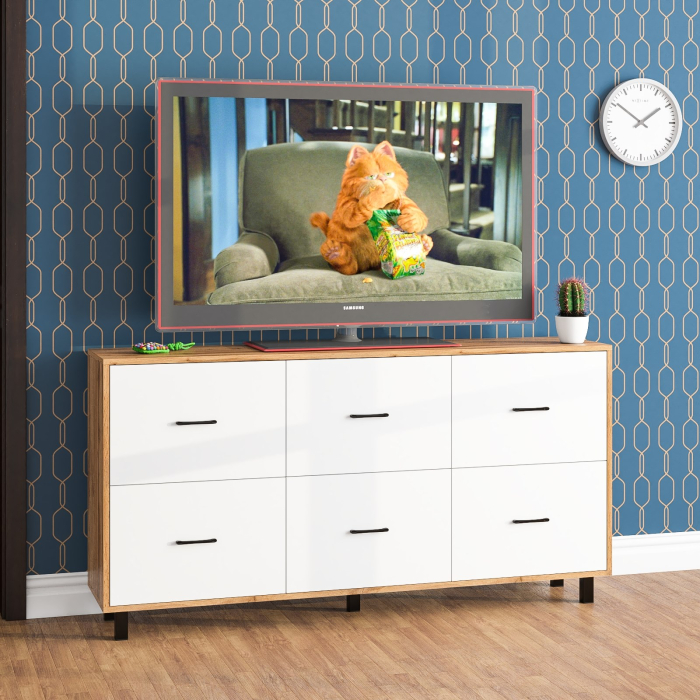 Комоды, Большой комод с шестью ящиками РВК 127-1704